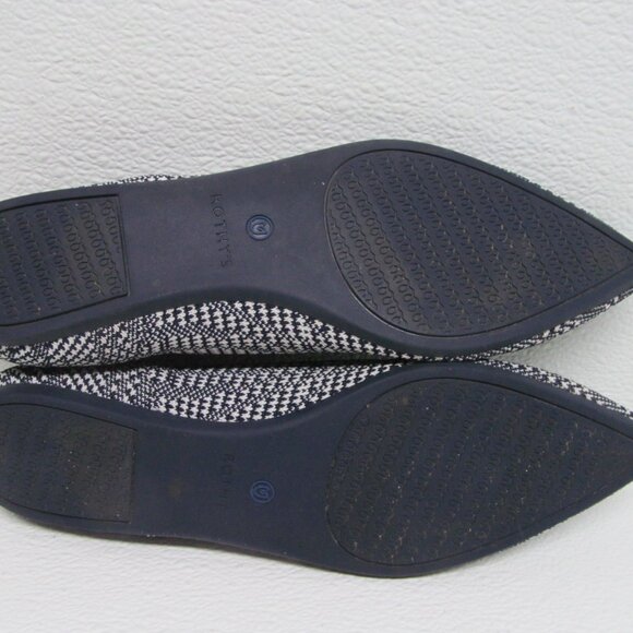 Rothy’s The Point Black White Houndstooth Flats Pointed Toe size 9 - Picture 9 of 9